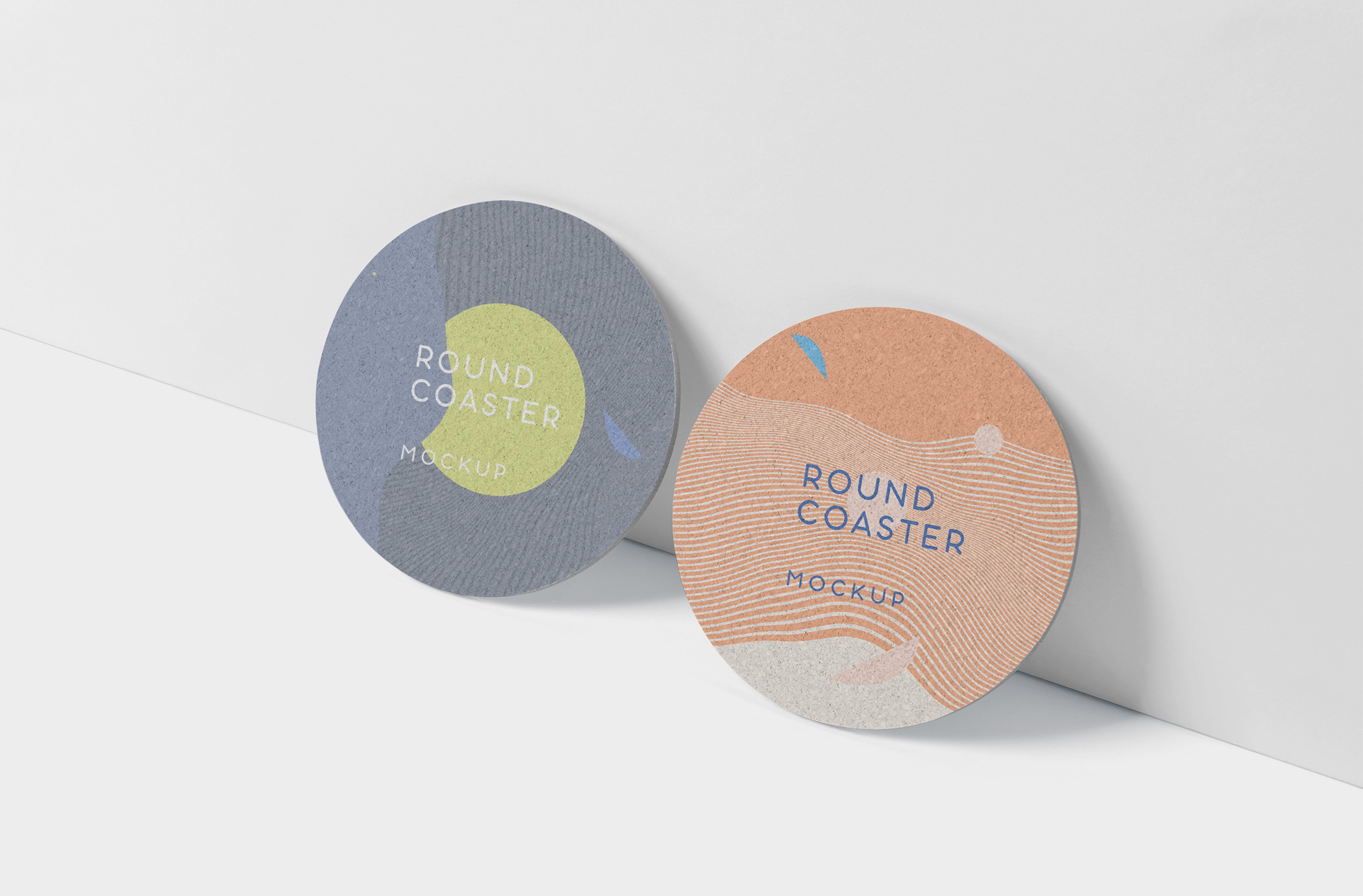 Round Coaster Mockup for Branding & Promotional Use