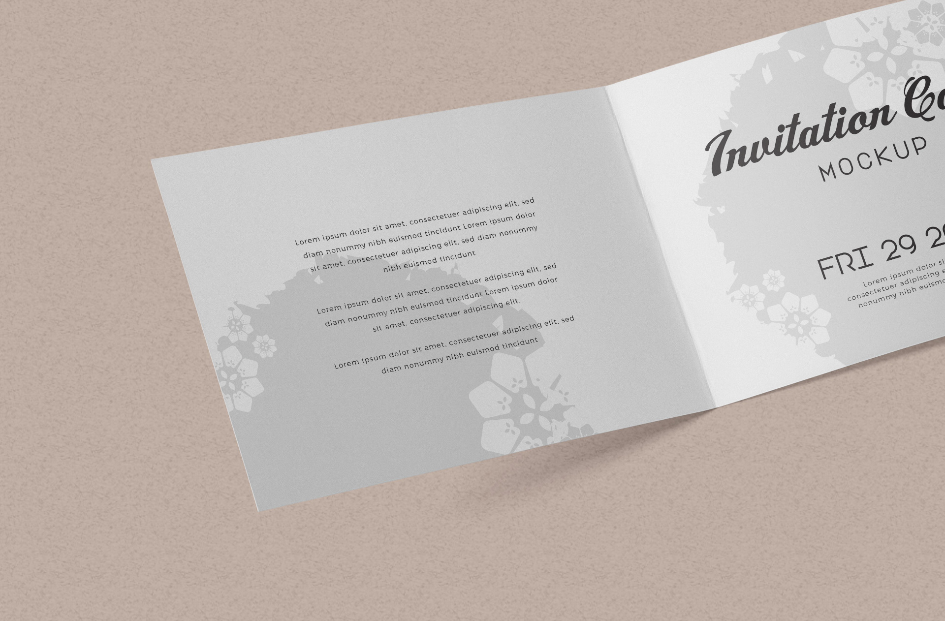 bi-fold greeting card