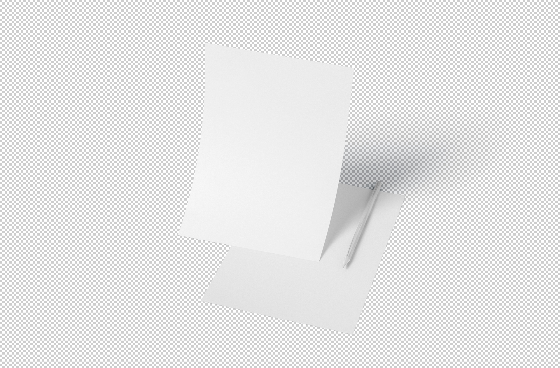 A4 paper mockup