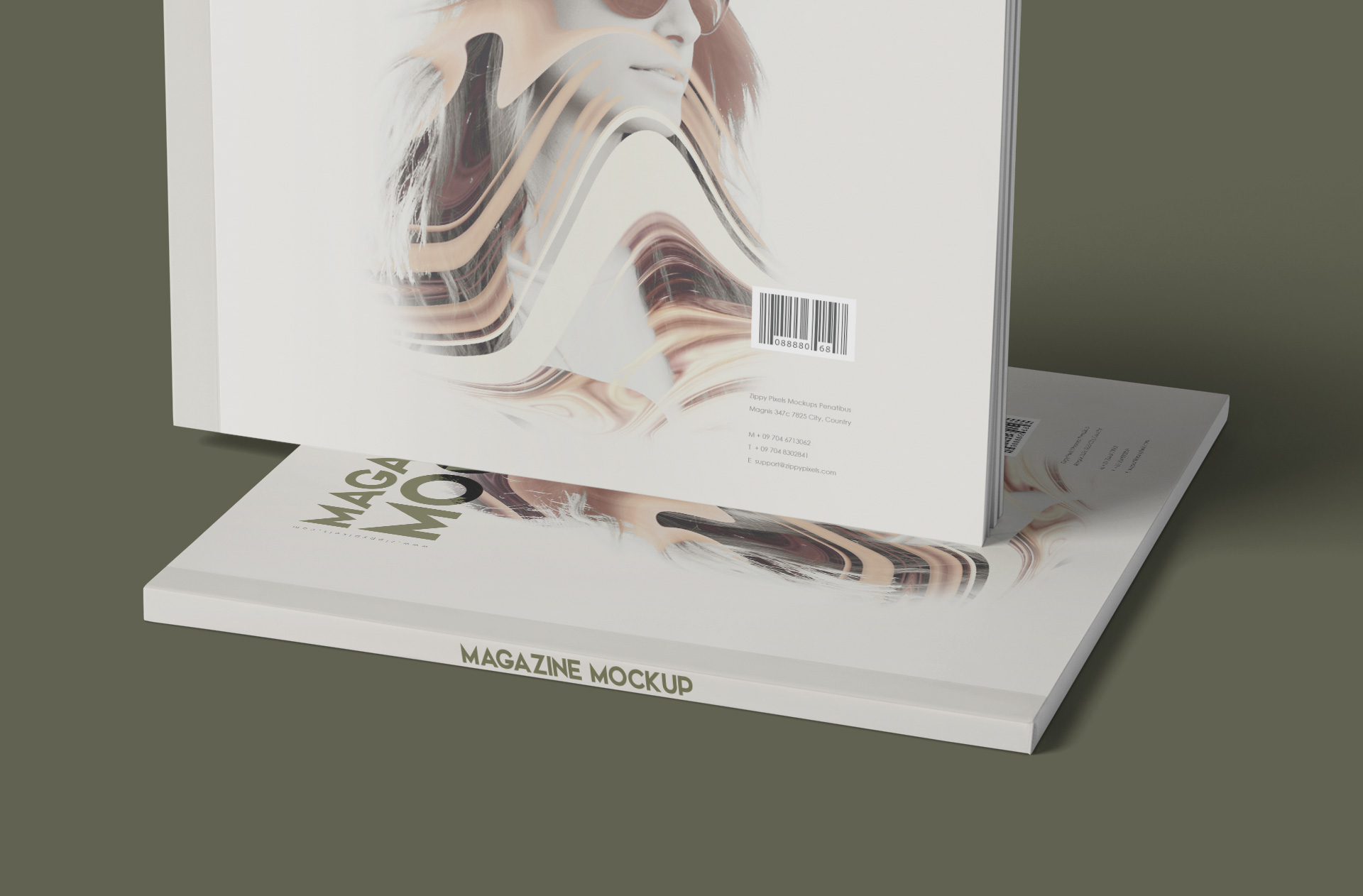 book mock-up