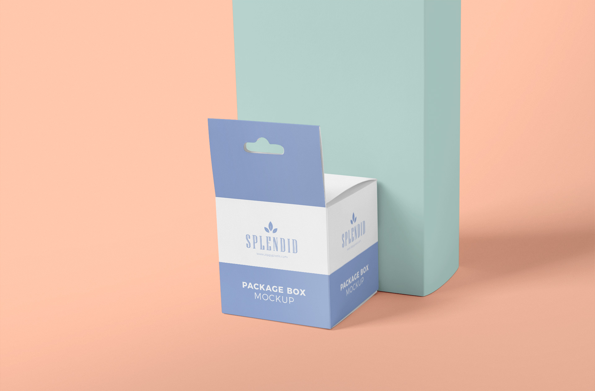 Retail Hanging Box Mockup – Professional Packaging Display