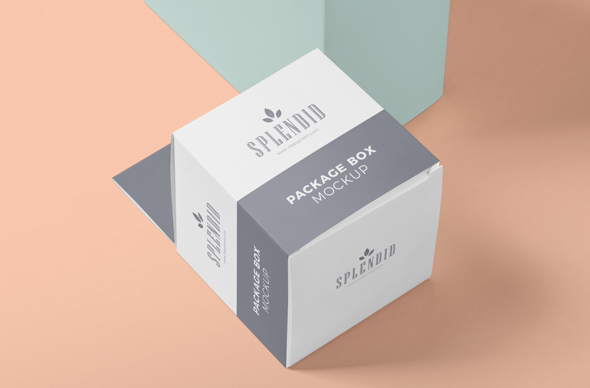 clean packaging mockup
