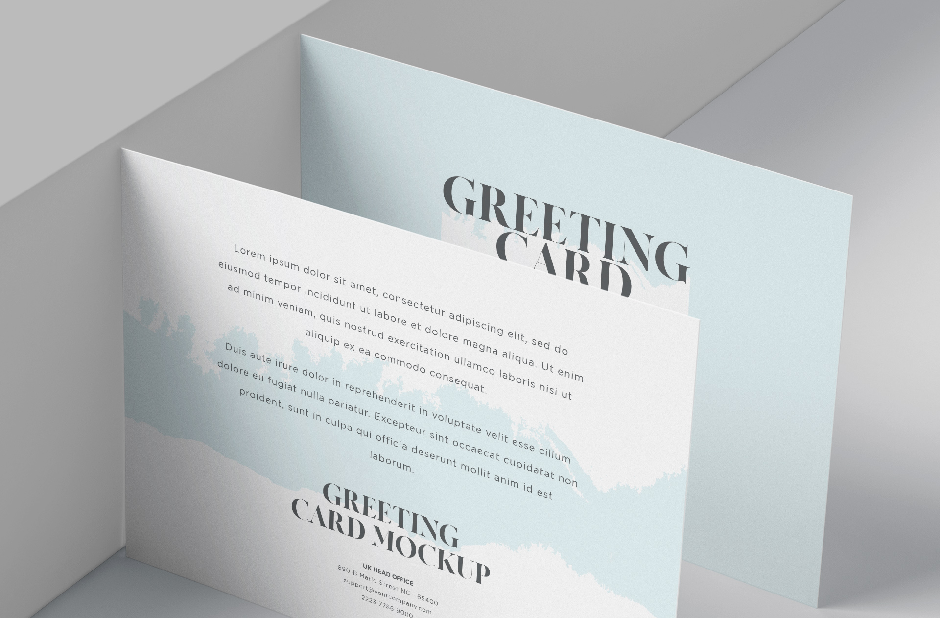 bi-fold card