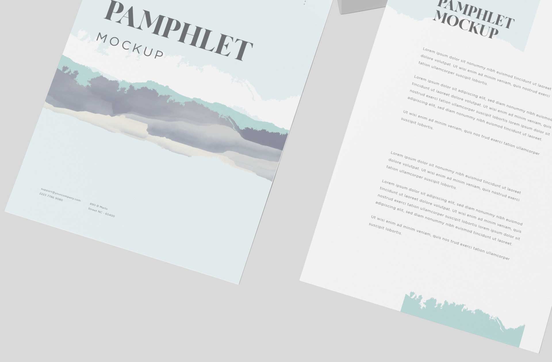 A4 flyer mockup