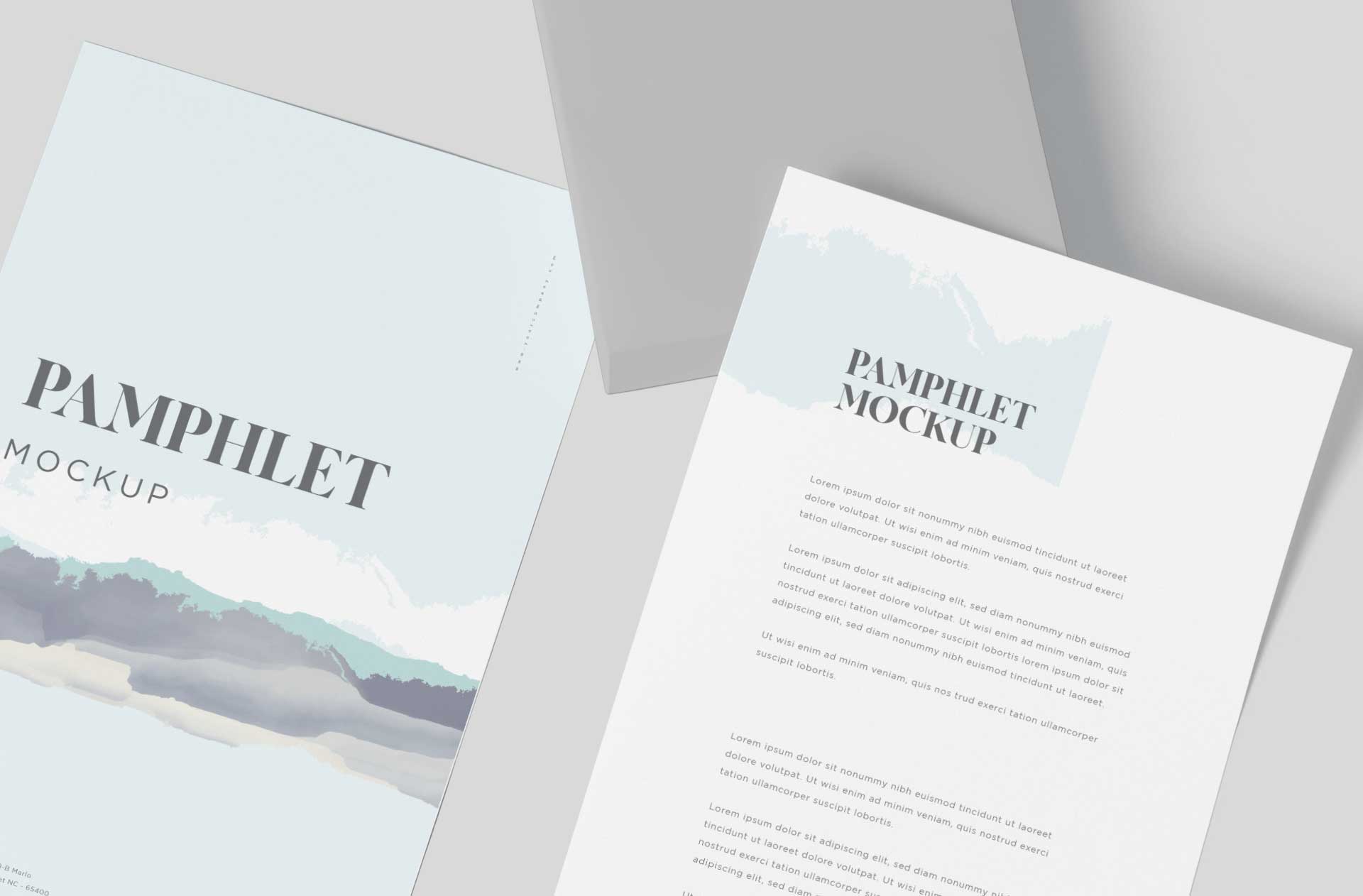 A4 flyer mockup