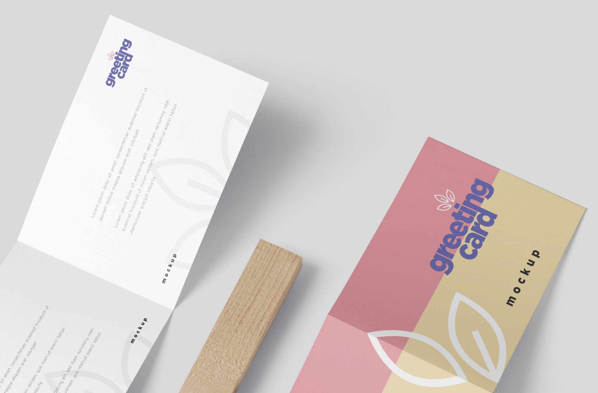 bi-fold mockup