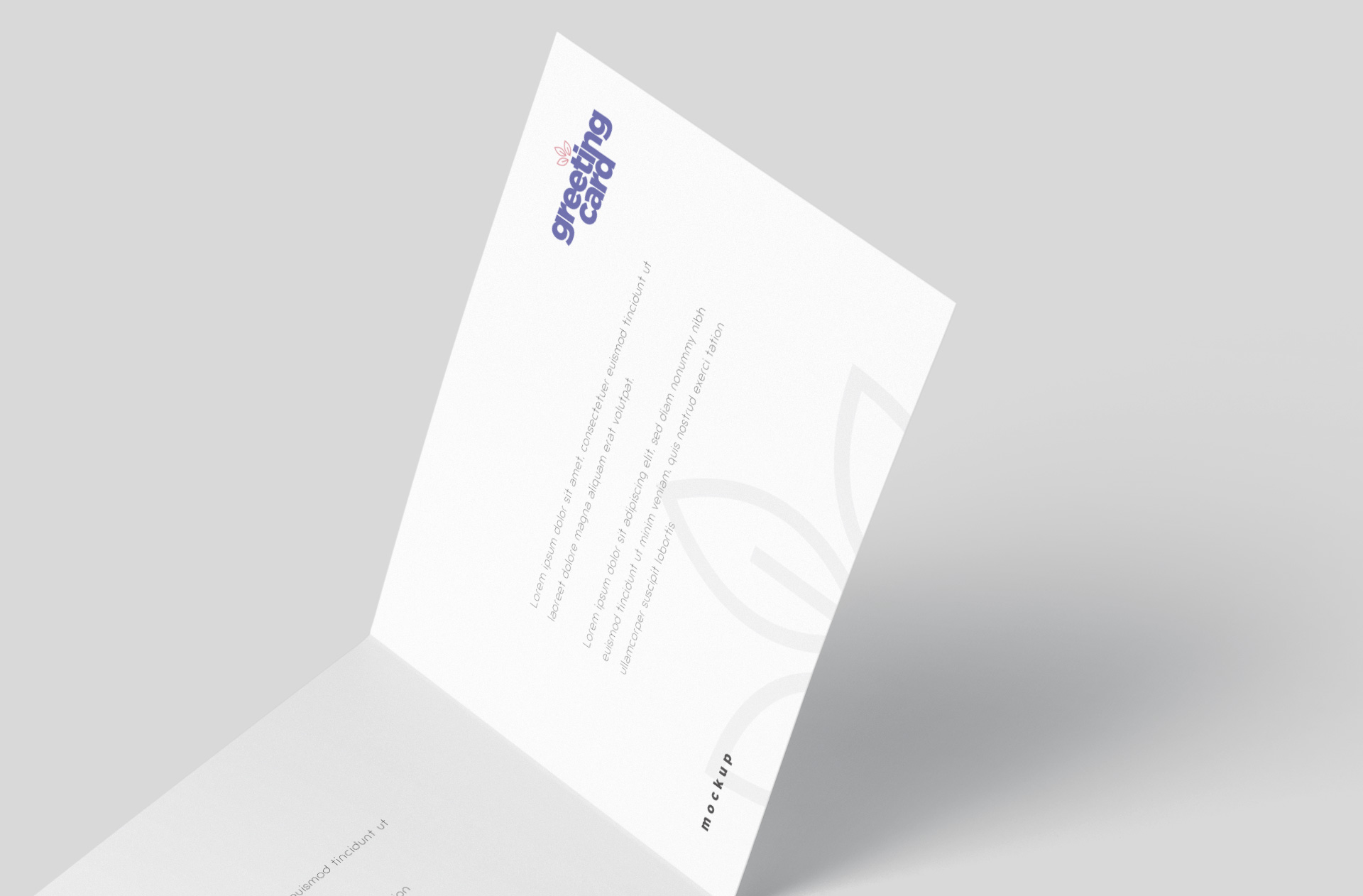 bi-fold mock-up