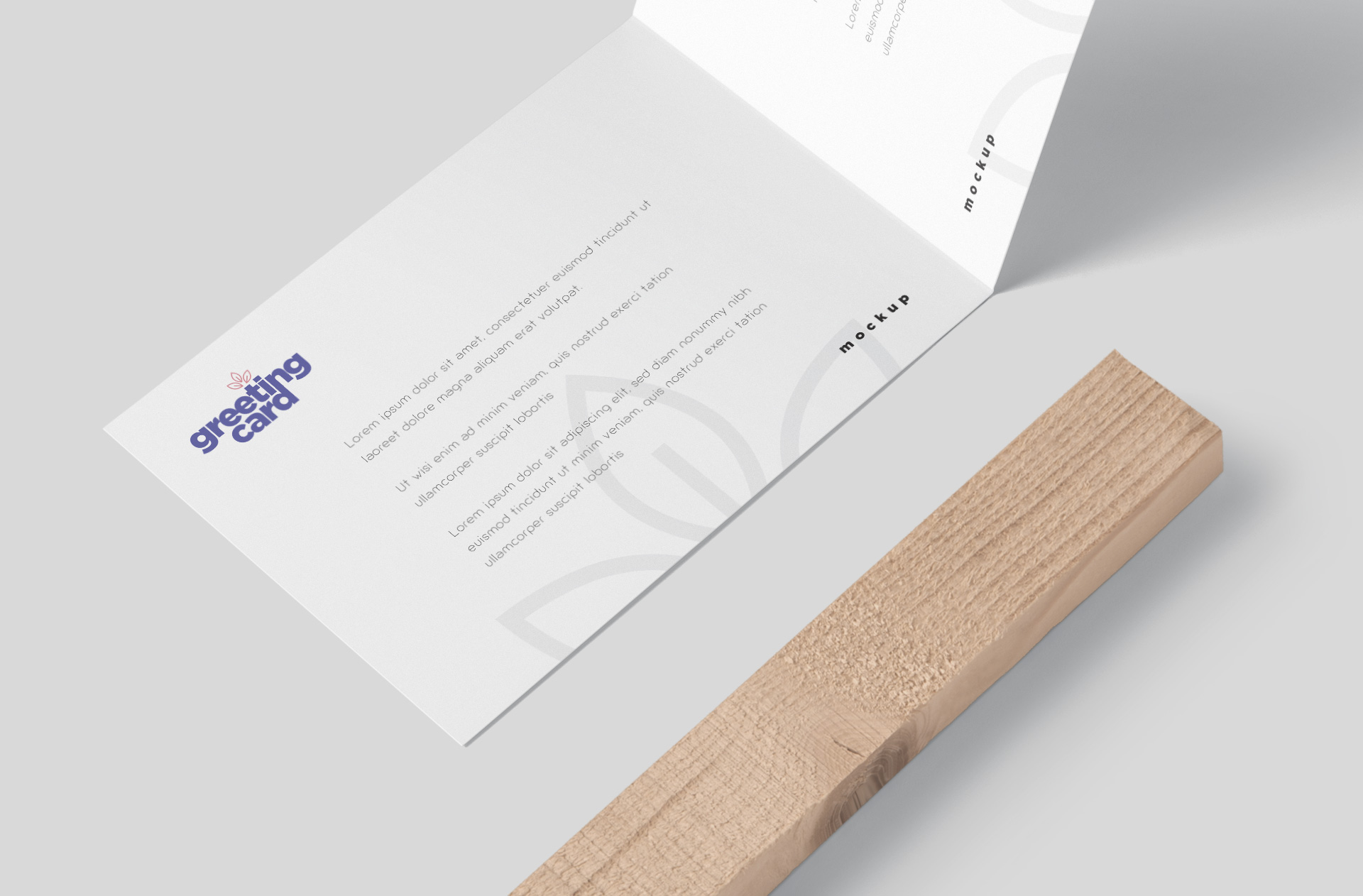 bi-fold mock-up