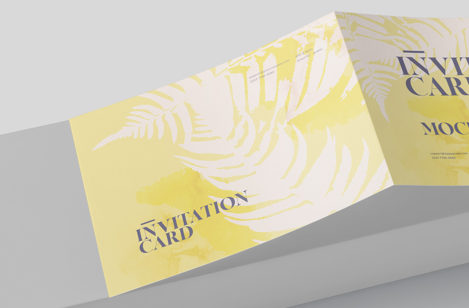 bi-fold invitation