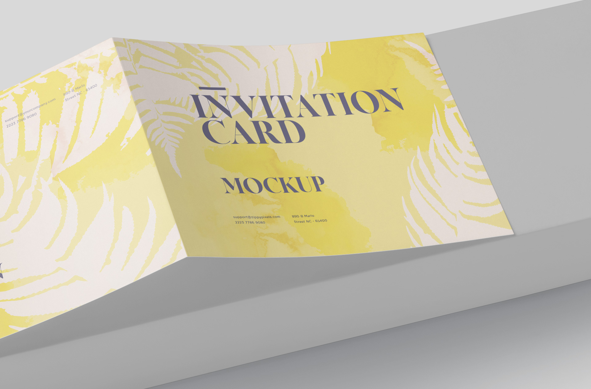 bi-fold invitation
