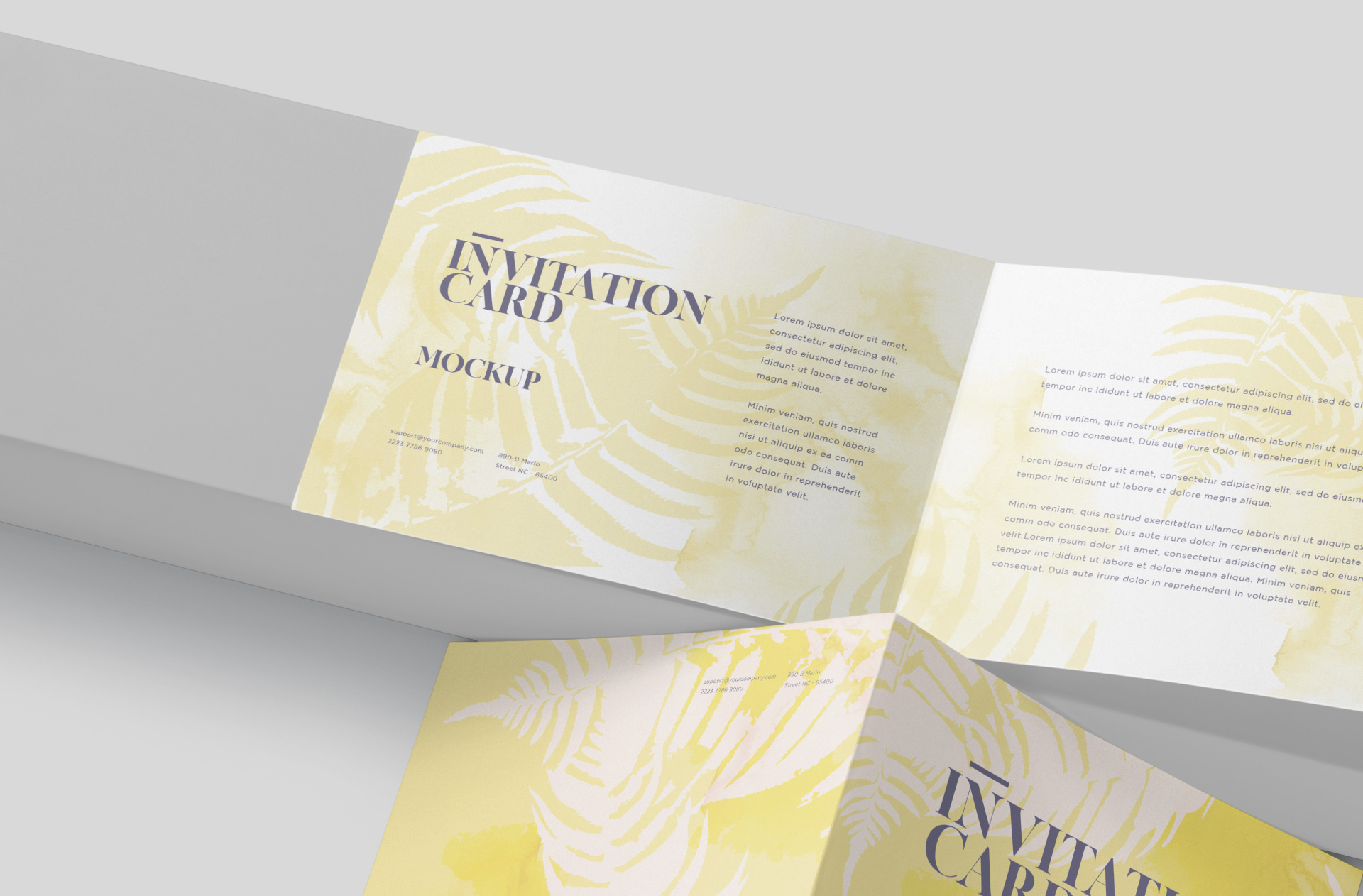 bi-fold card