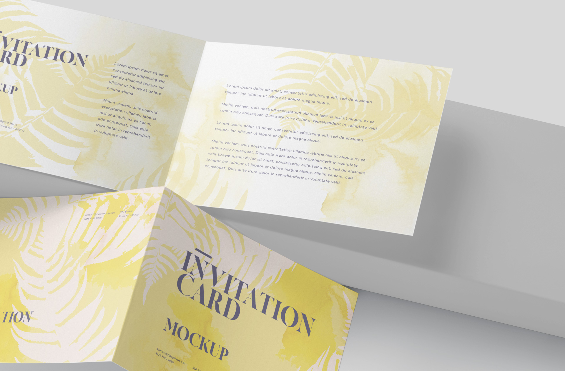 bi-fold card