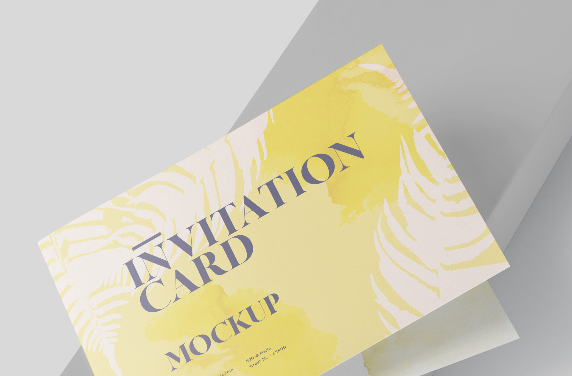 bi-fold invitation