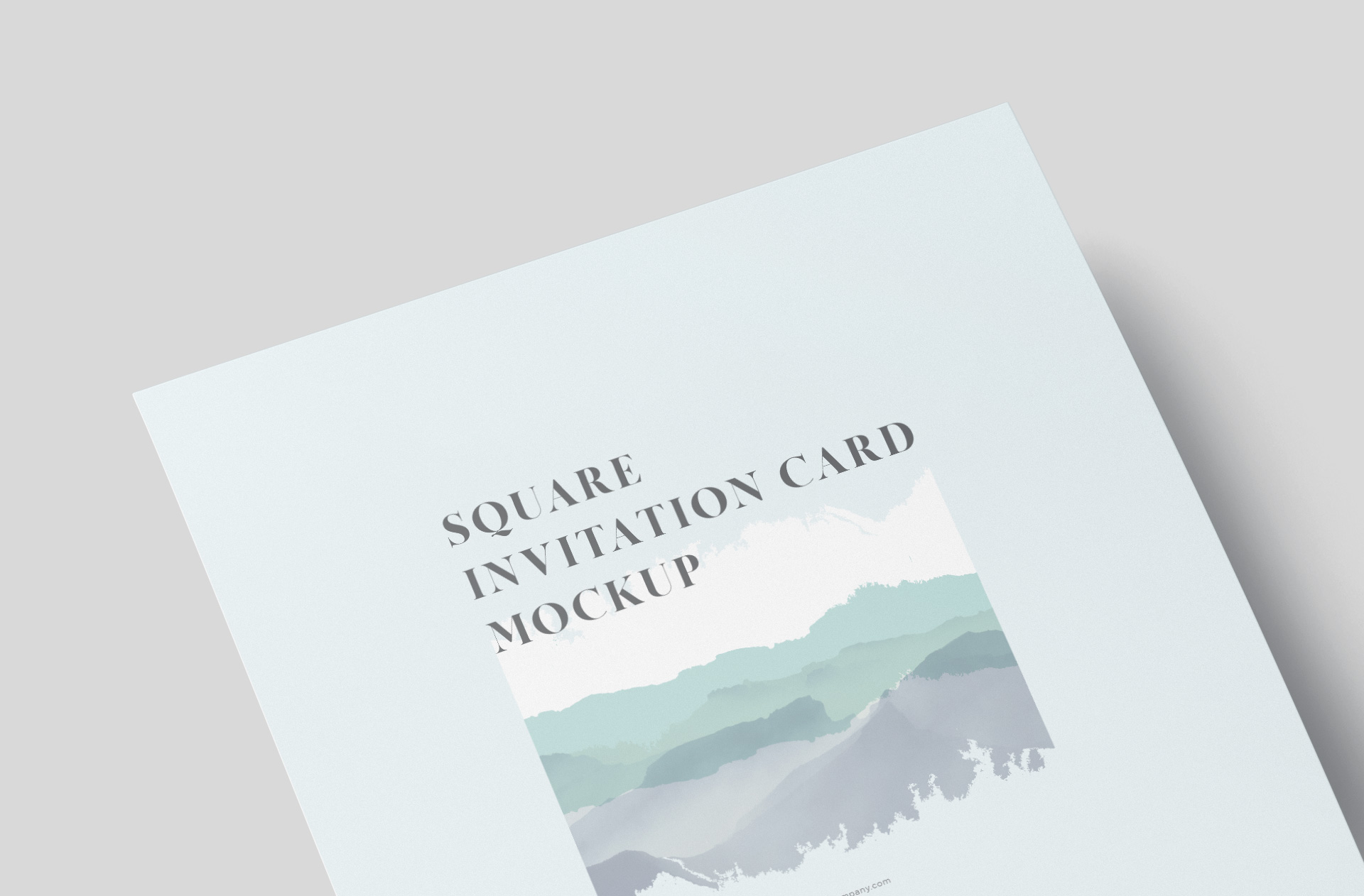 A5 invitation template