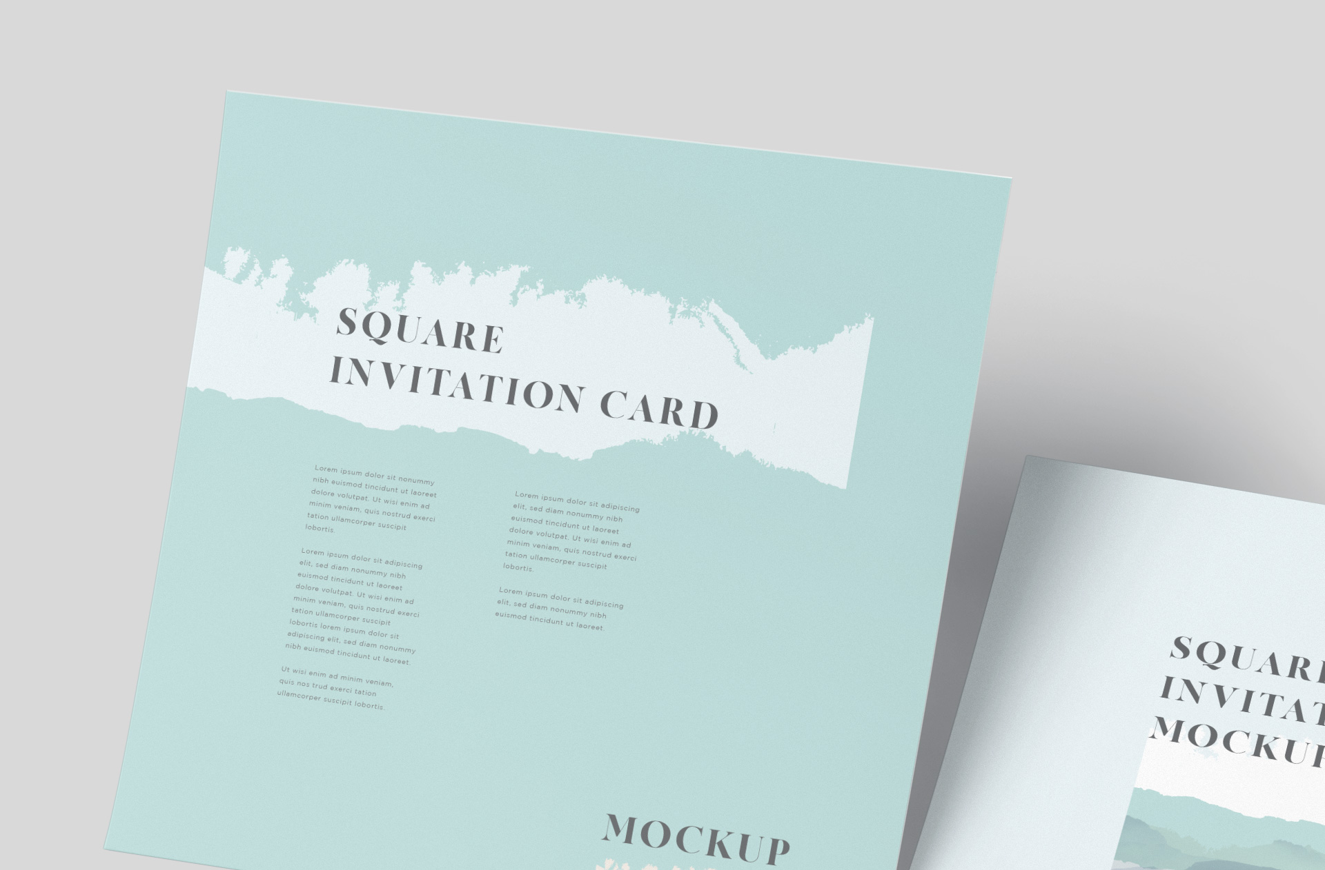 A5 invitation template