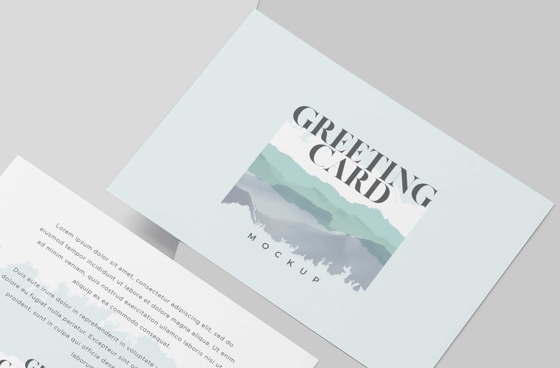 artistic card layout