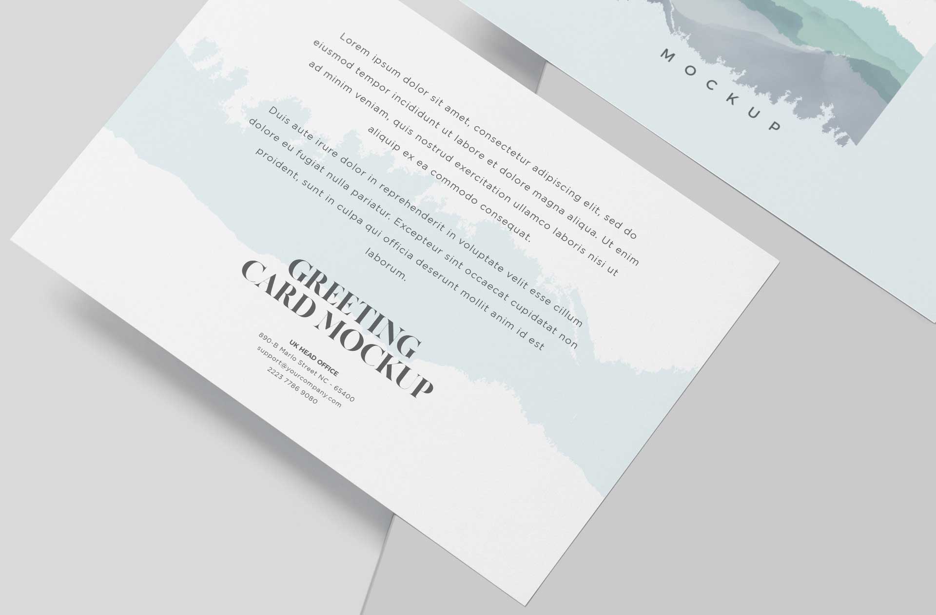 artistic card layout