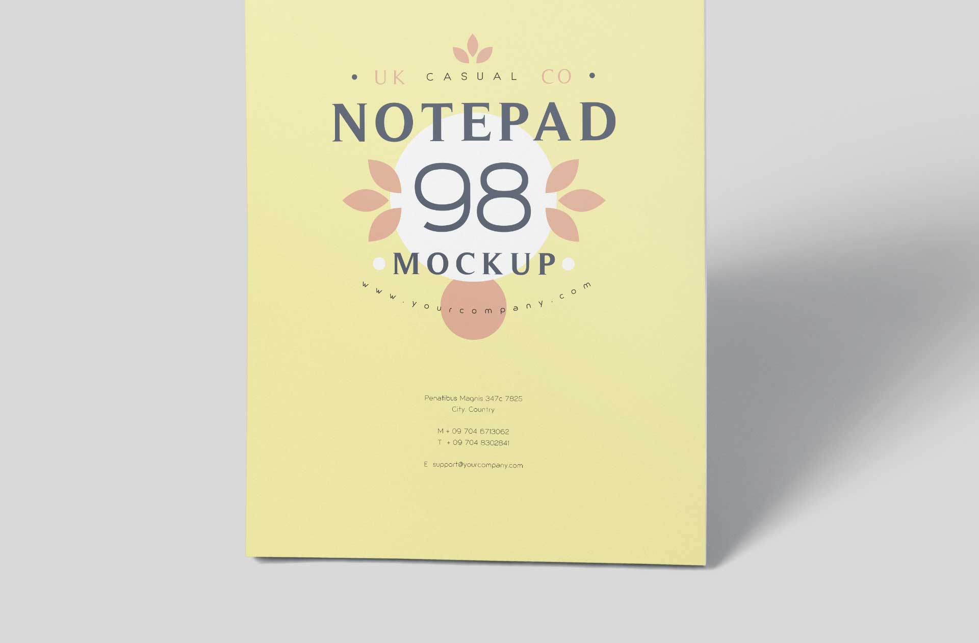 branding office notepad