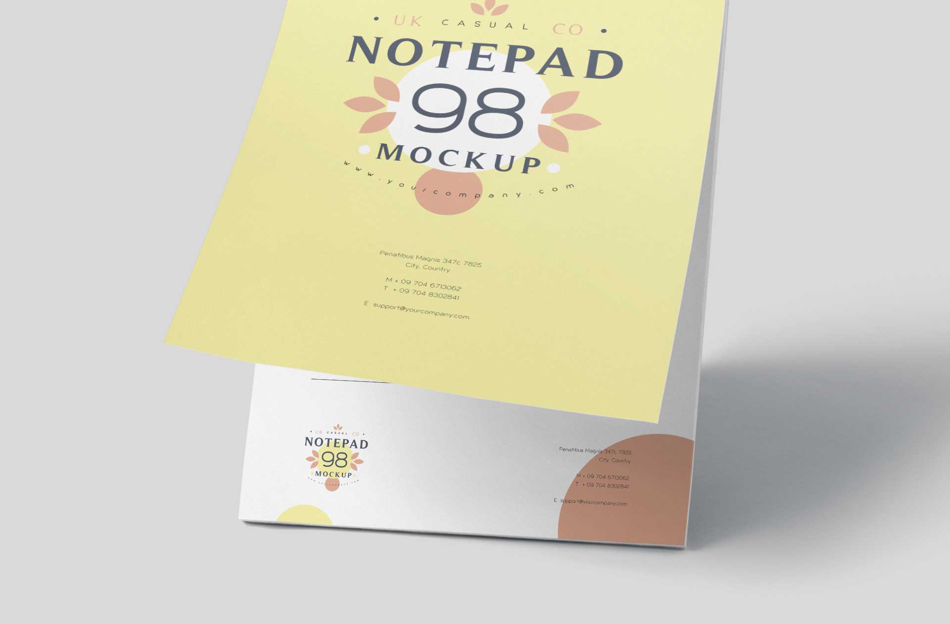 notepad mock-up
