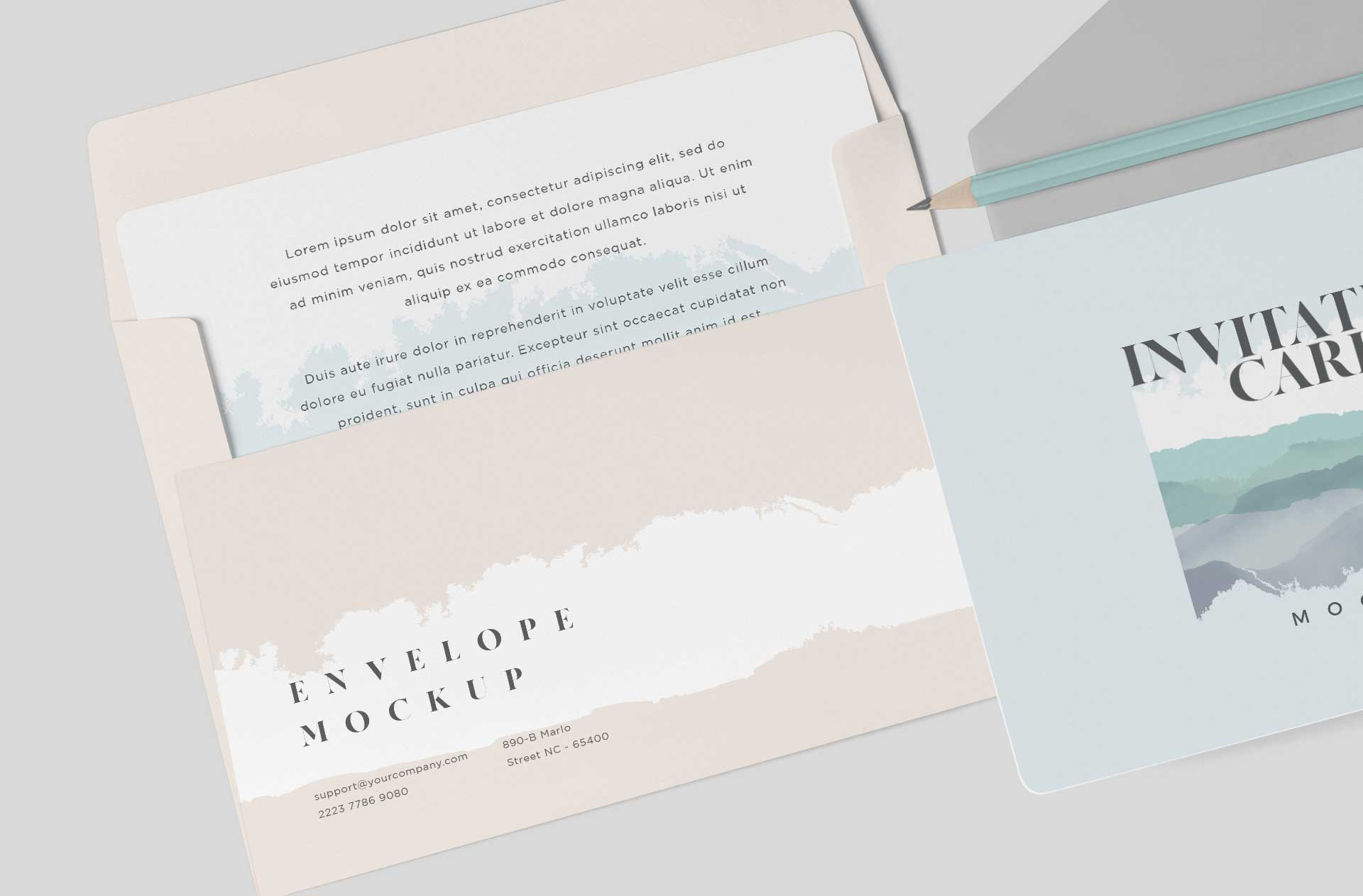 branding stationery PSD