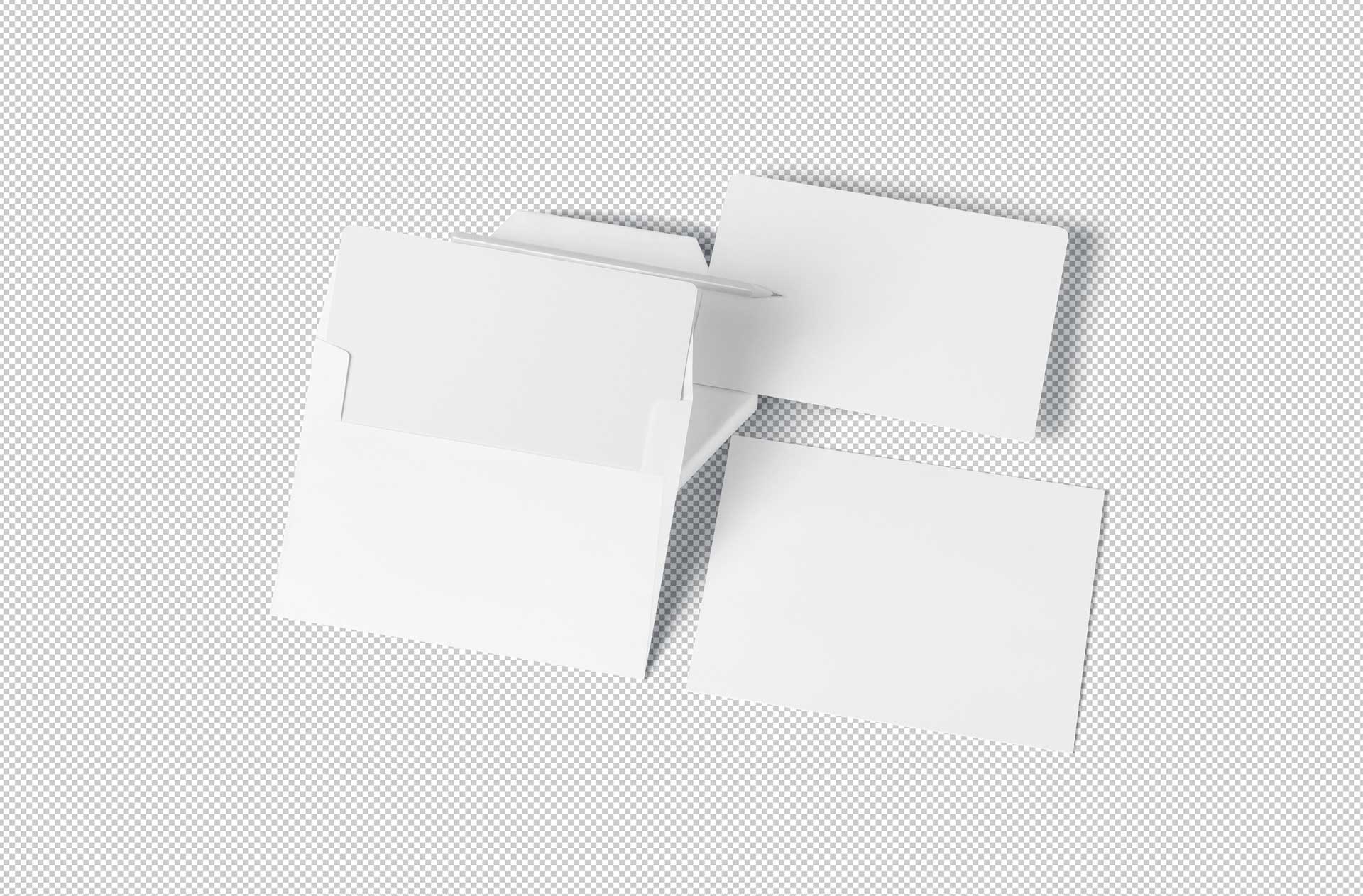 corporate business card mockup