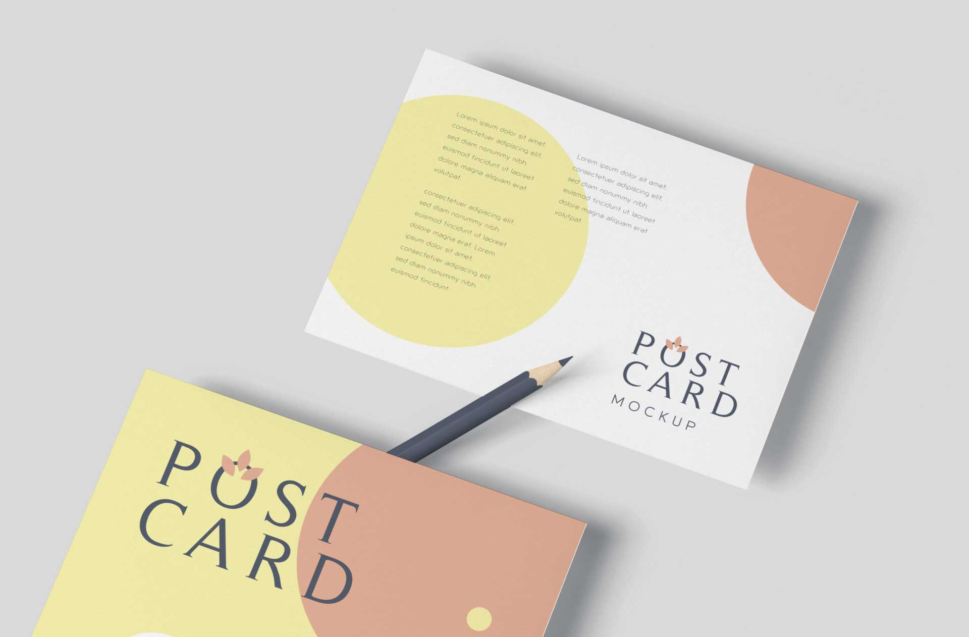 artistic postcard template