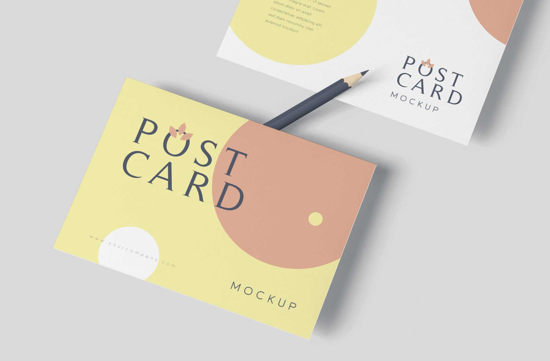 artistic postcard template