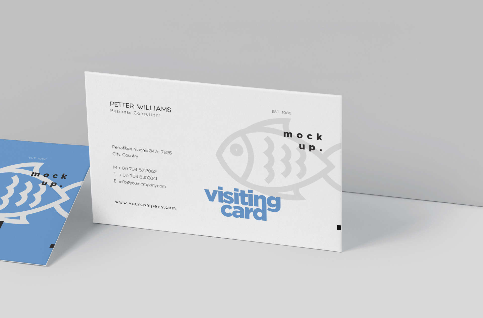 creative company identity card