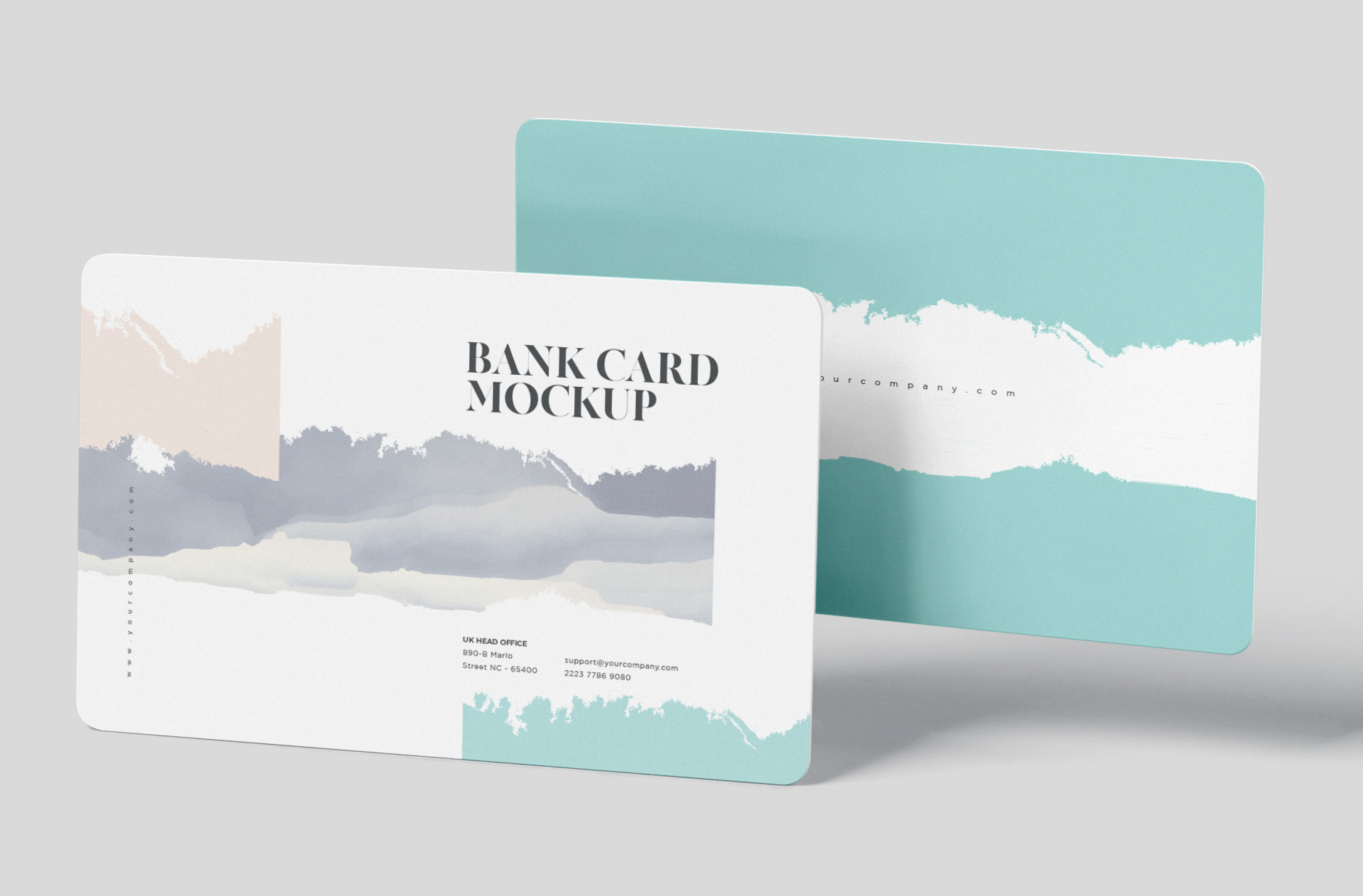 bank card mockup