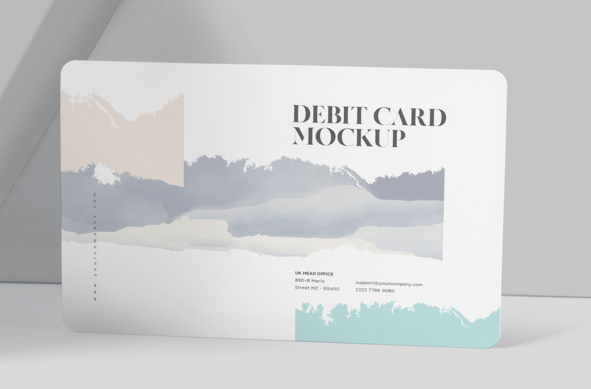bank card mockup