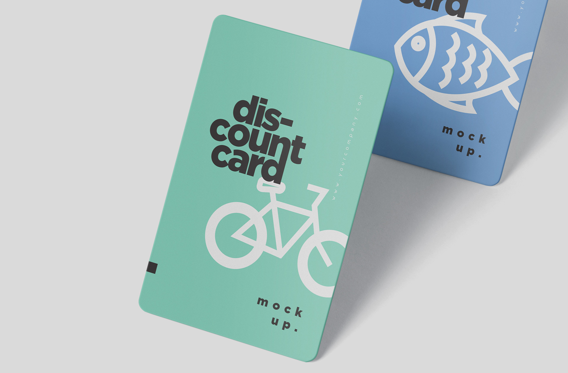 discount card mock-up