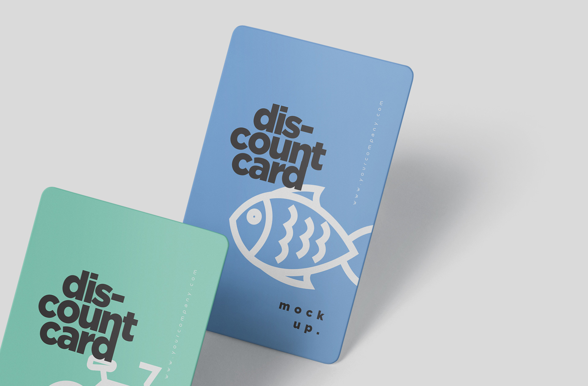 discount card mock-up