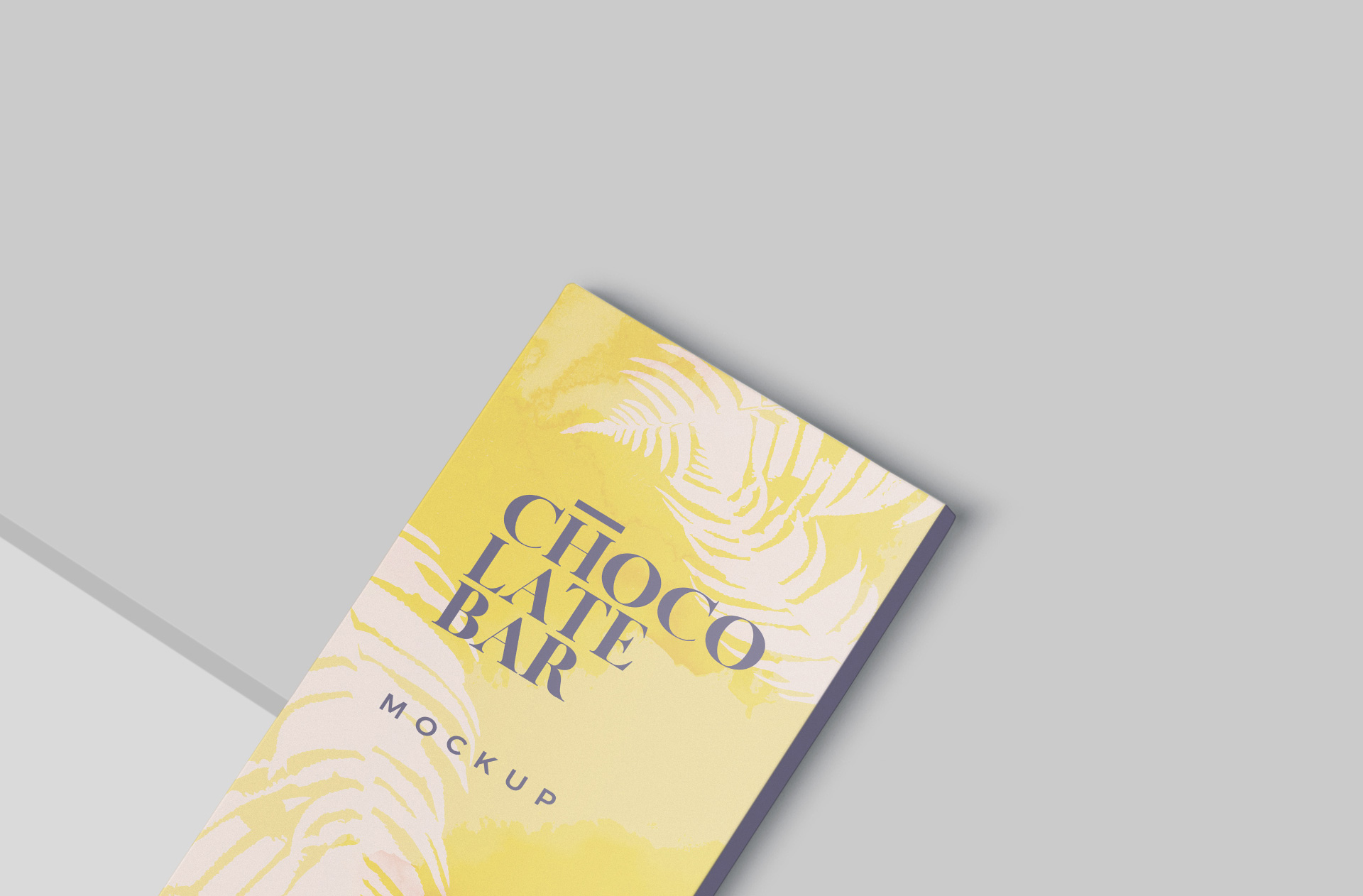 chocolate bar mock-up