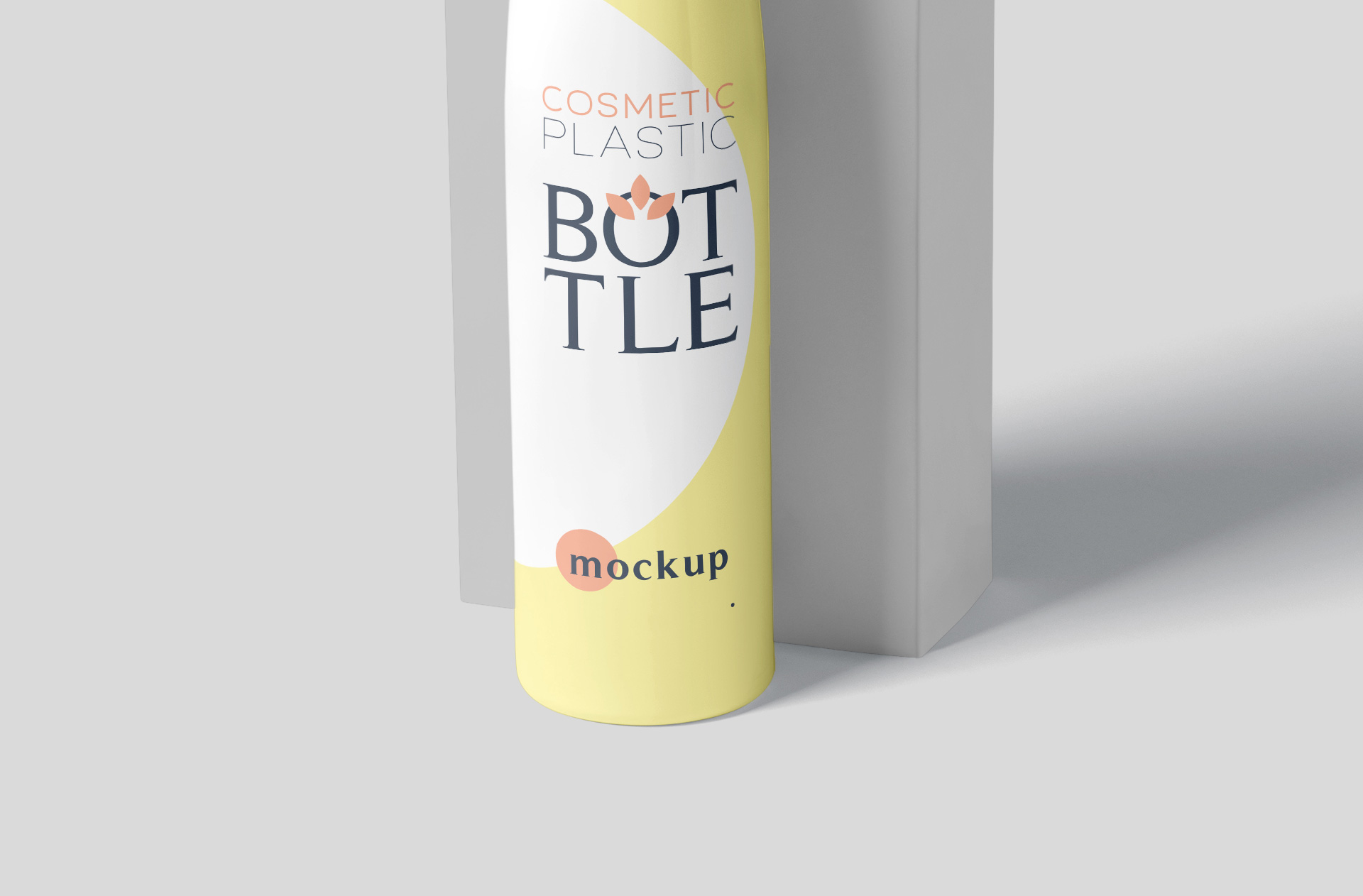 cosmetic bottle mock-up