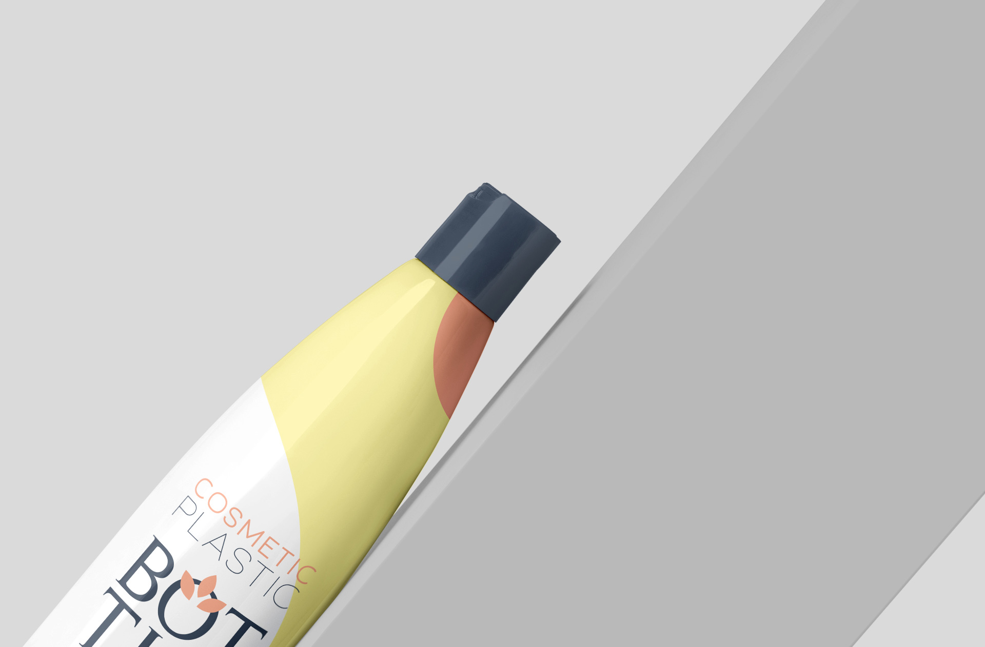 cosmetic bottle mock-up