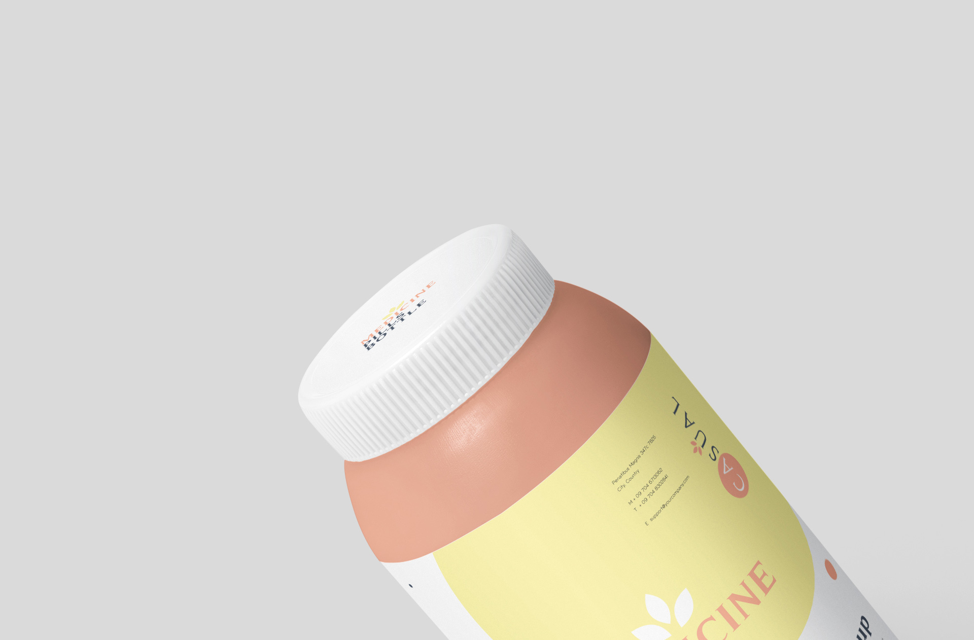 medicine bottle mock-up