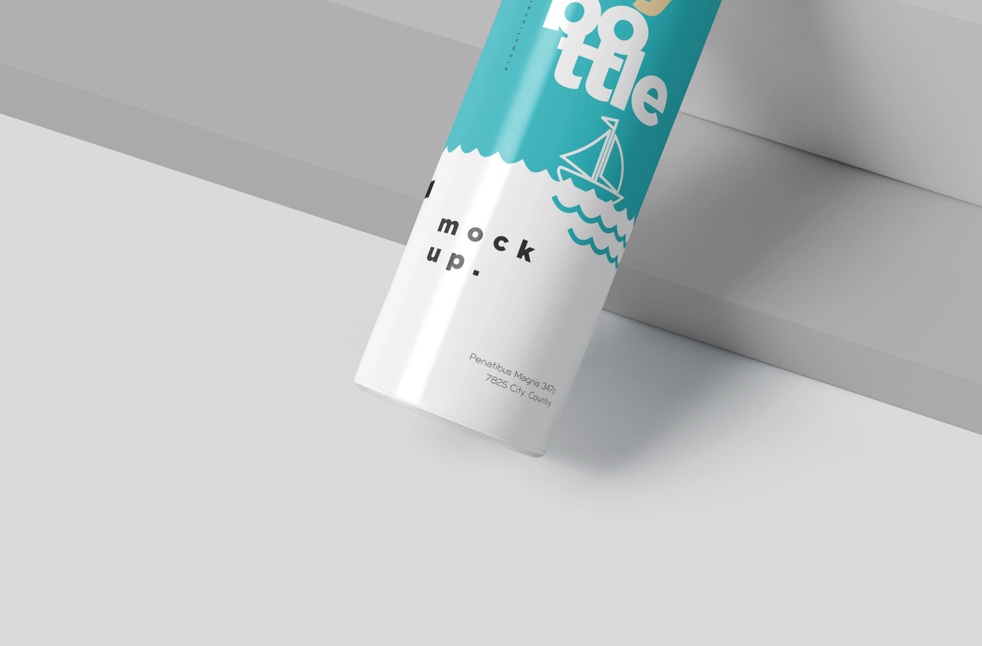 realistic hygiene product packaging