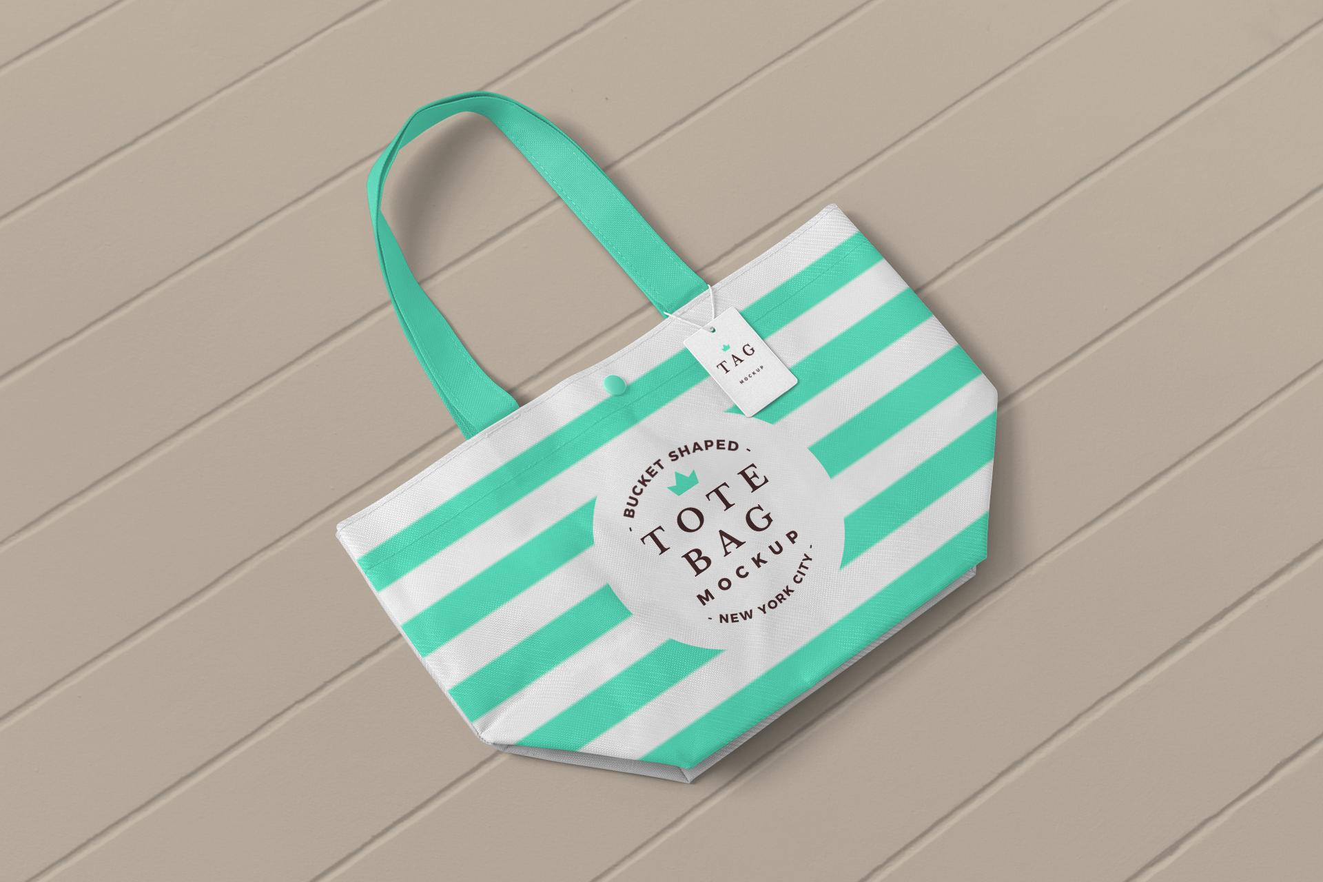 Modern Canvas Tote Bag Mockup