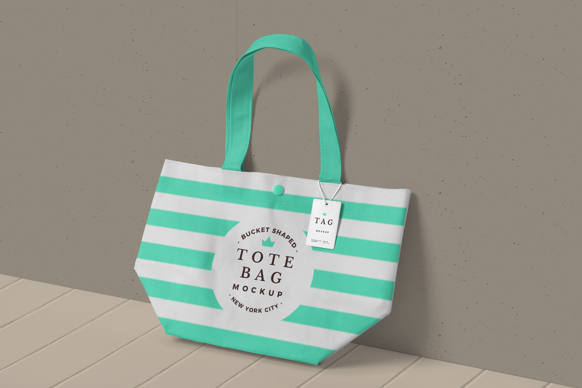 Elegant Tote Bag Mockup with Customizable Features