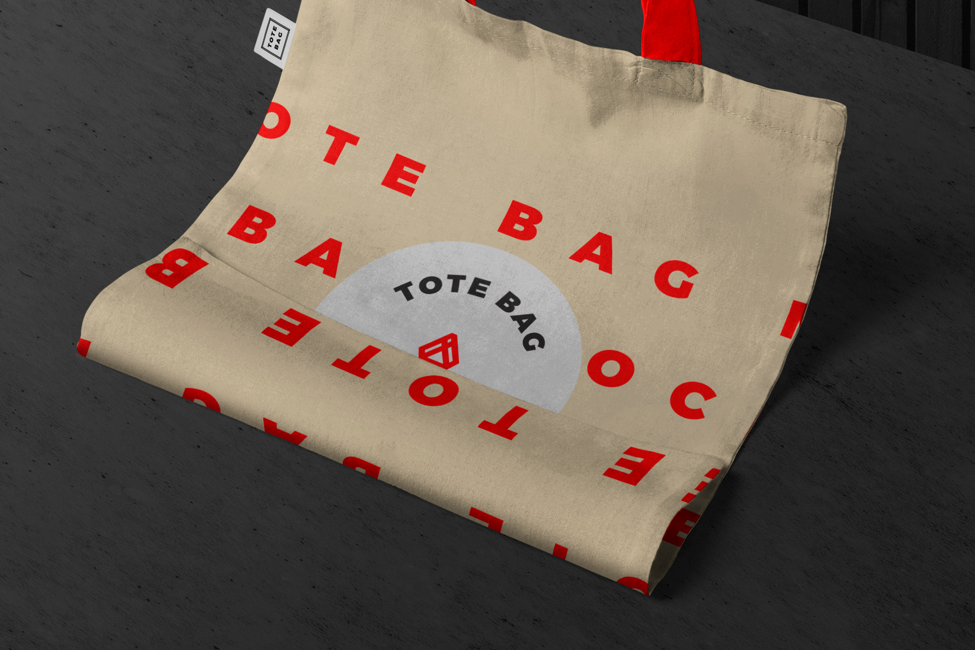 branded canvas tote mock-up