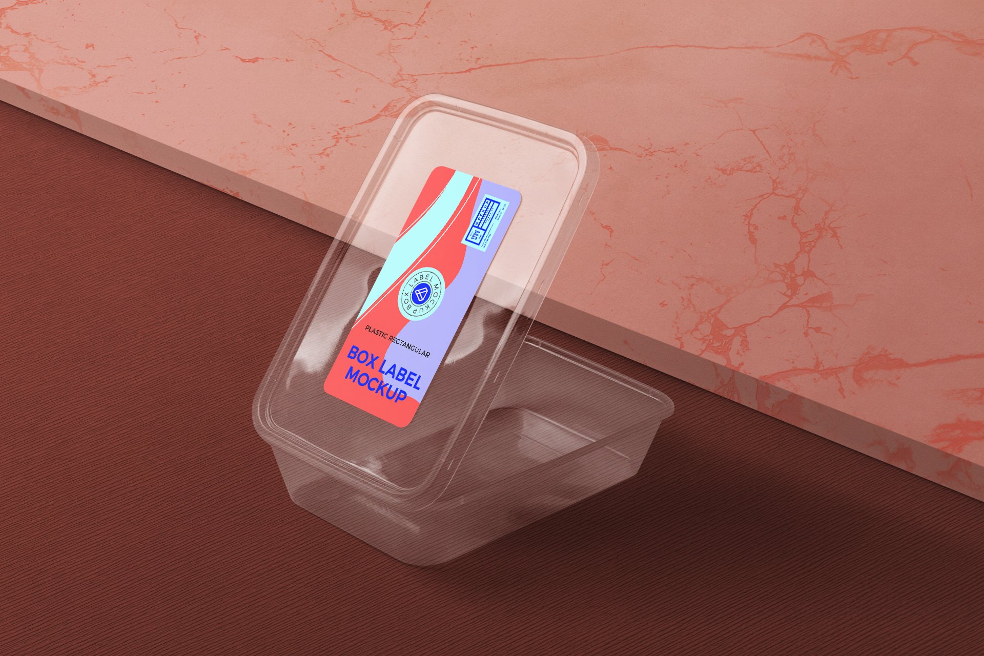Eco-Friendly Plastic Food Container Mockup