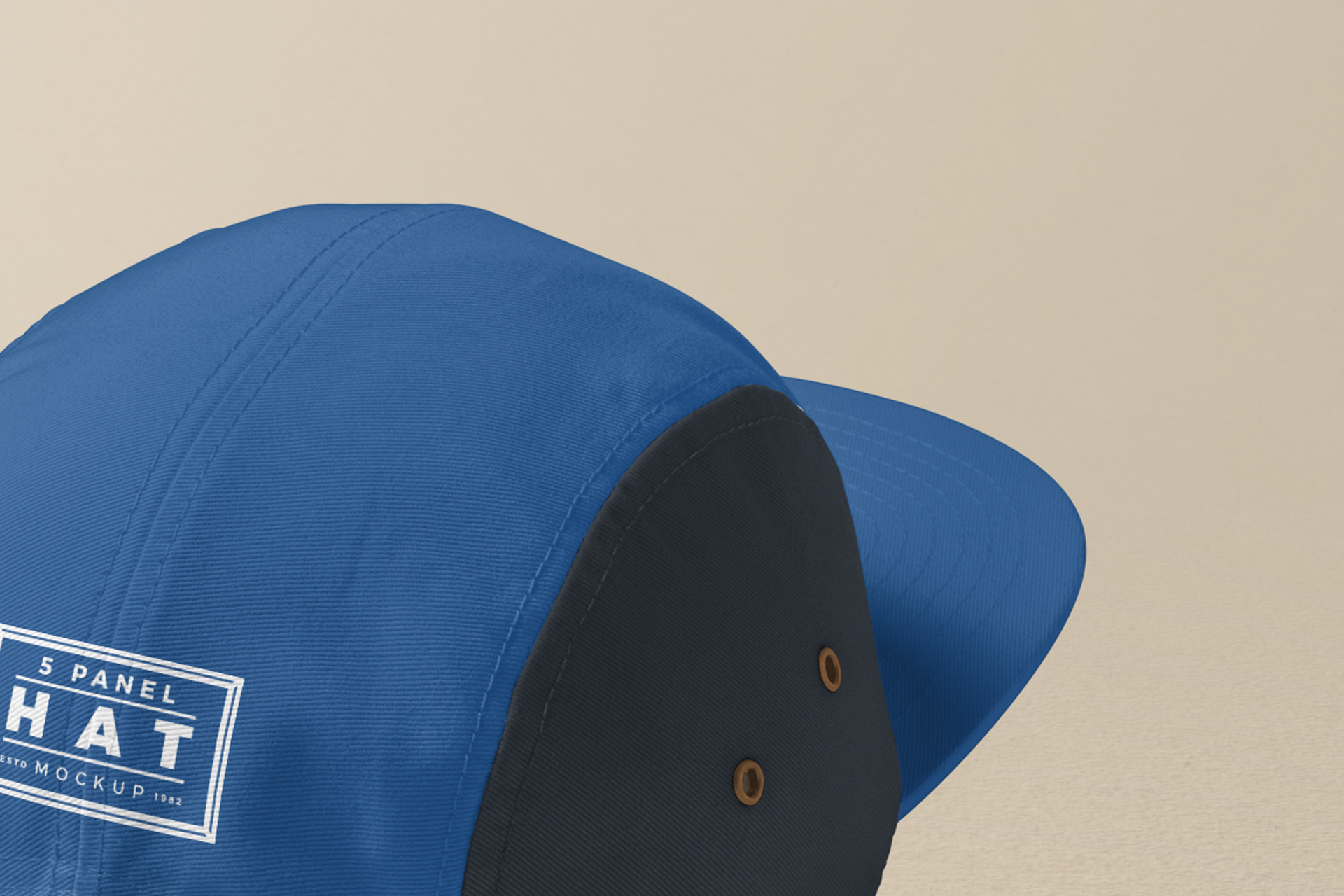 5 panel hat PSD