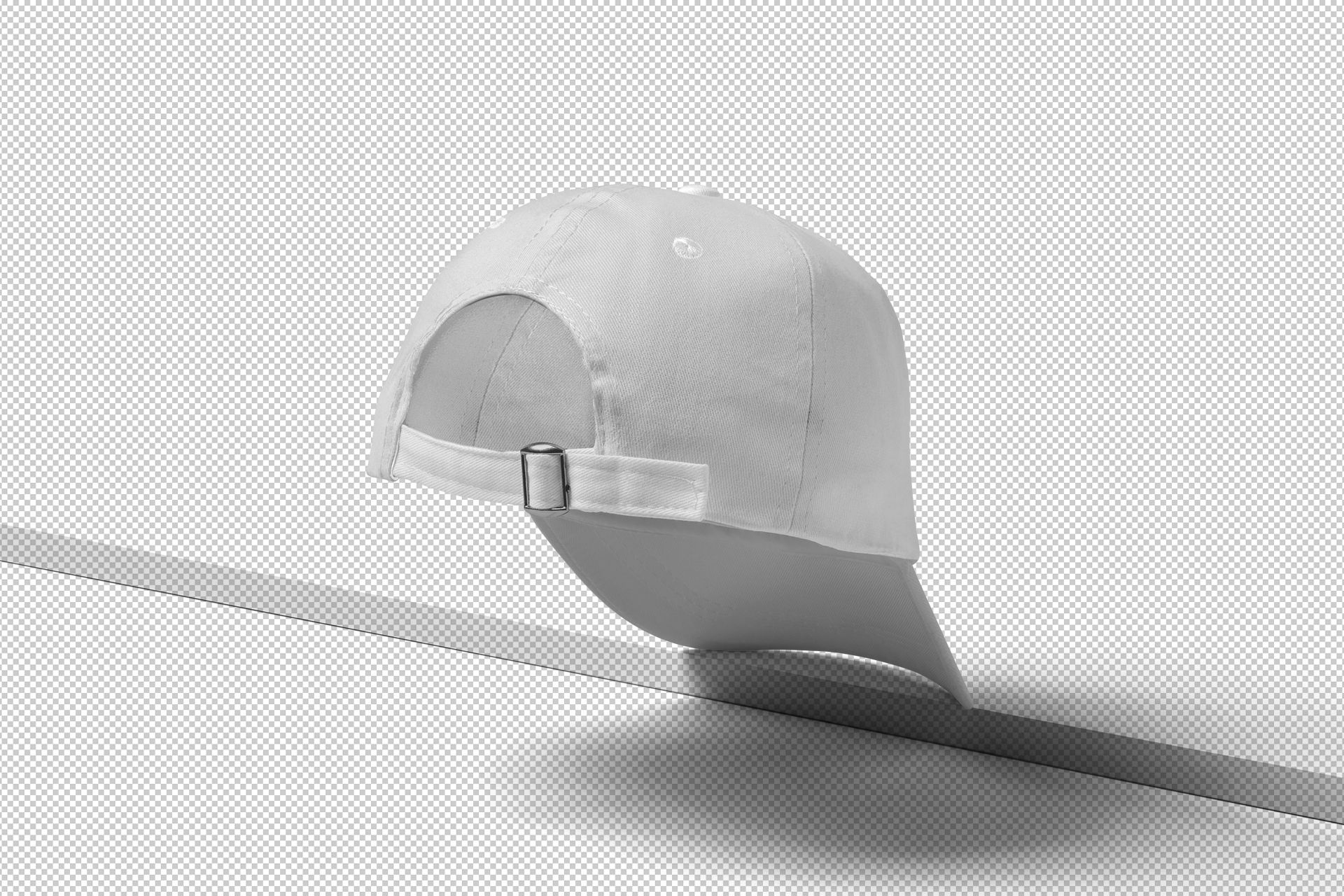 back view hat PSD
