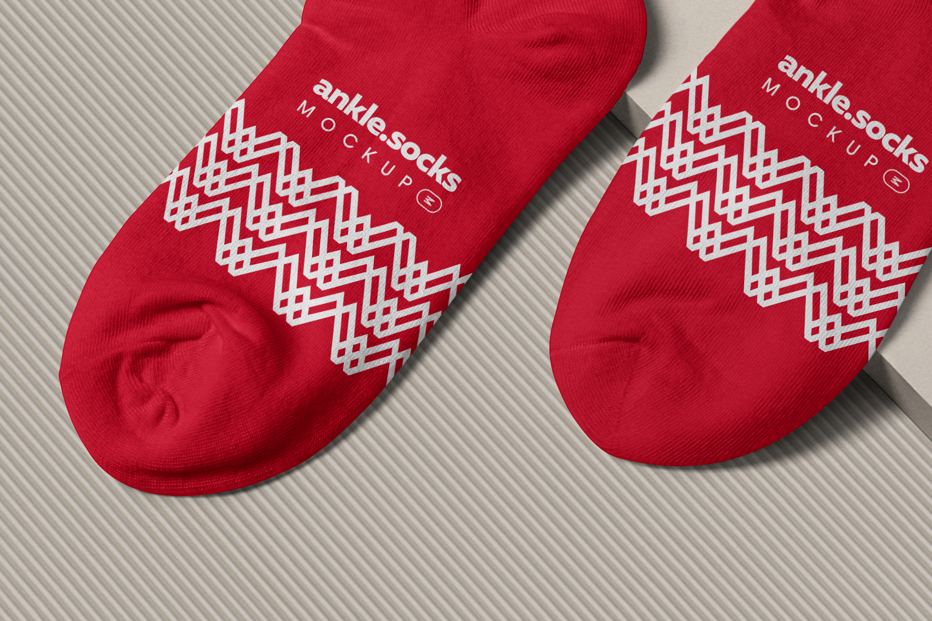 ankle socks mock-up