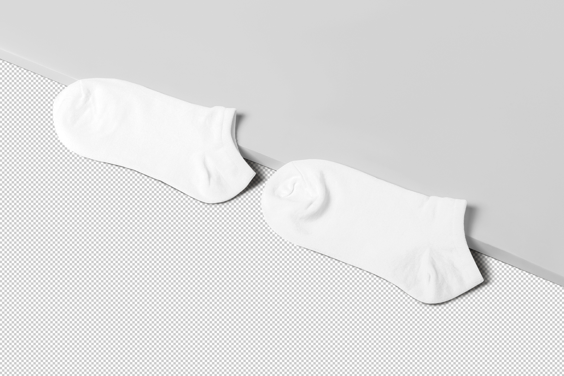 ankle socks mock-up