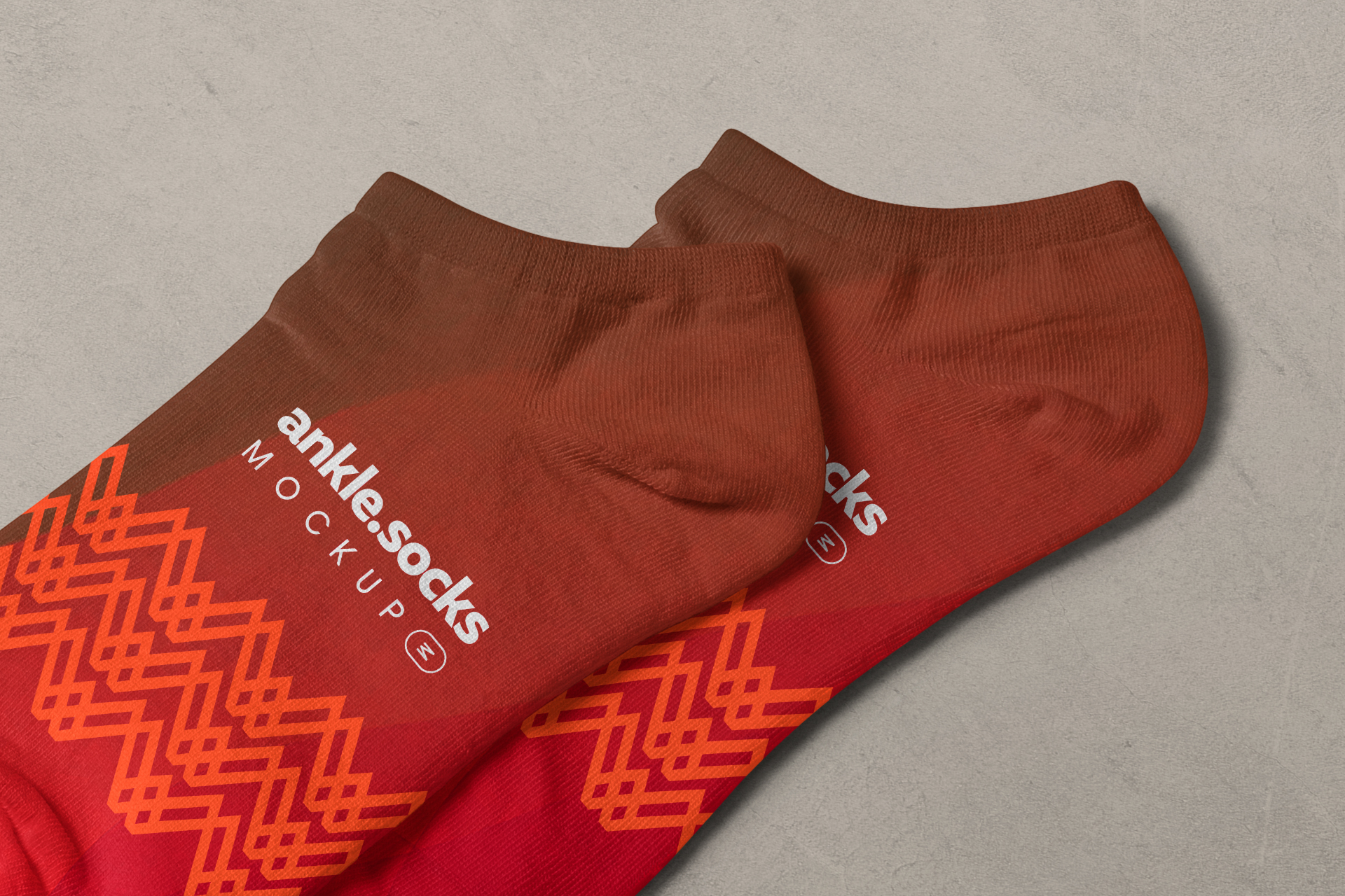 ankle socks mock-up