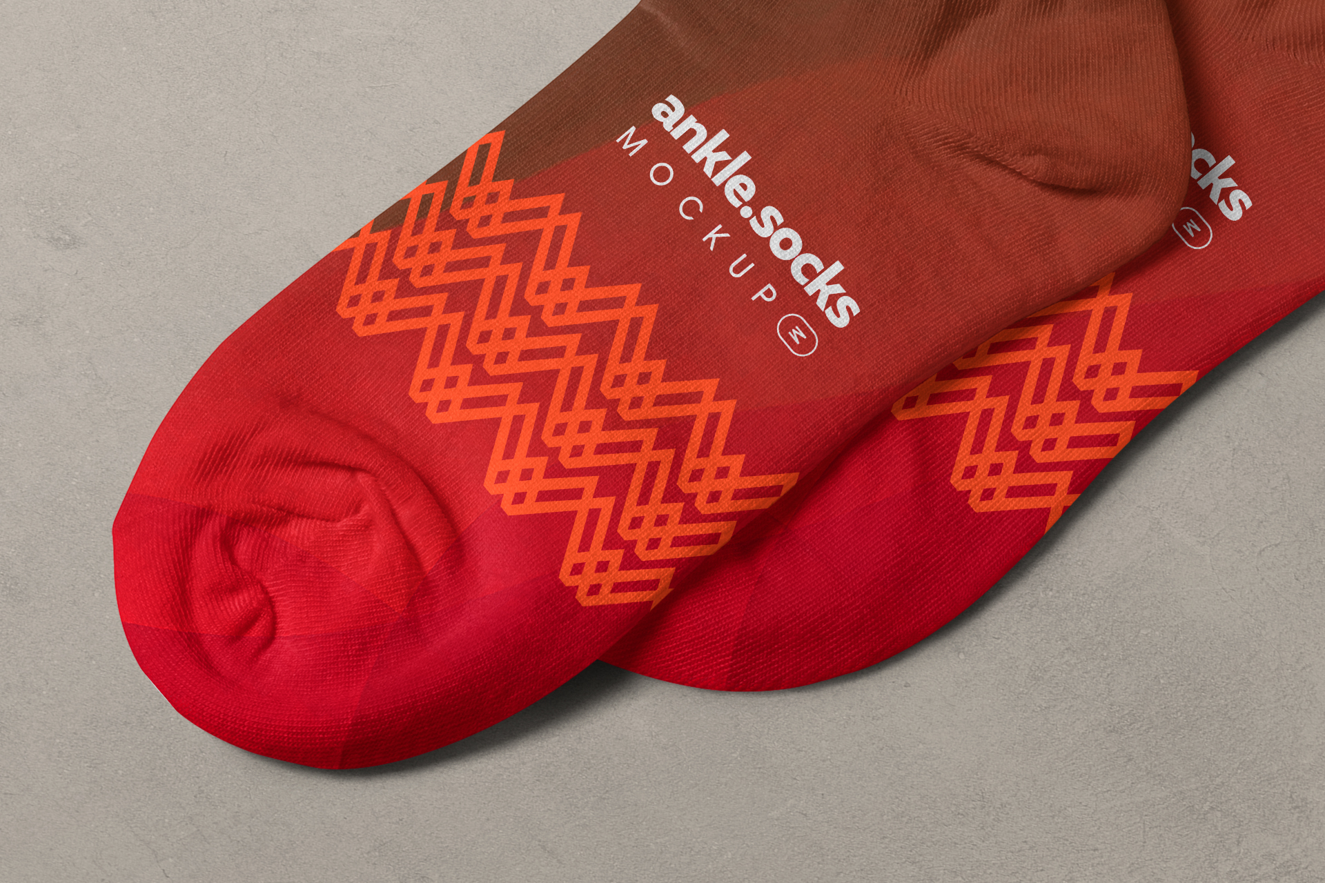 ankle socks mock-up
