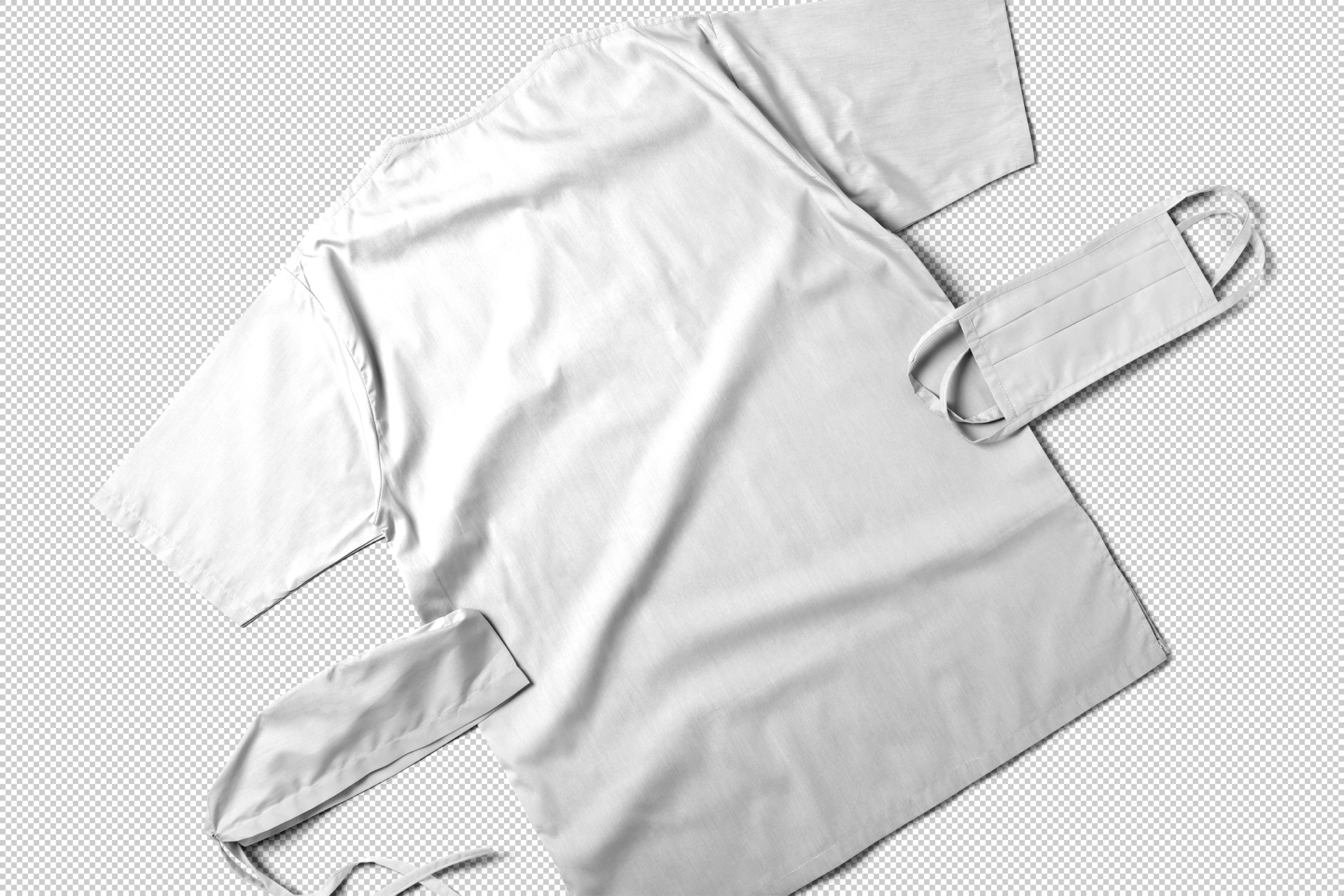branding hospital clothing template