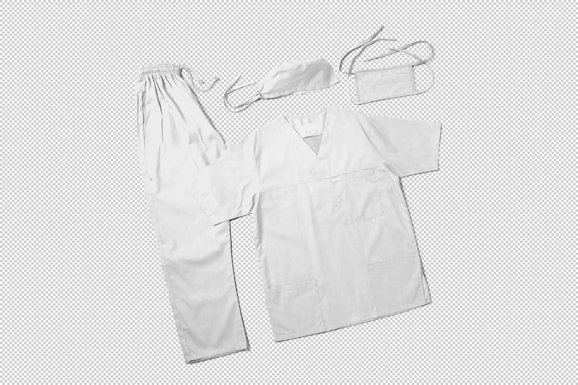 customizable doctor scrubs template