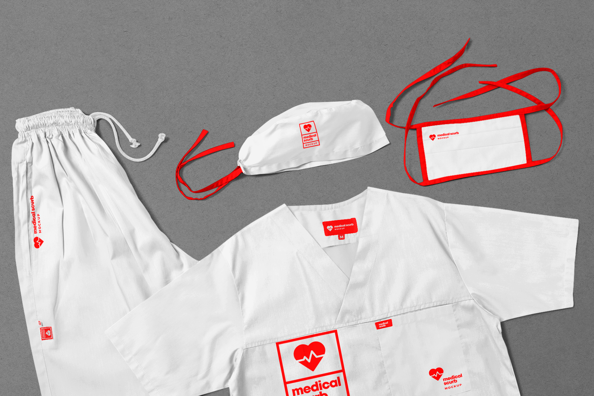 customizable doctor scrubs template